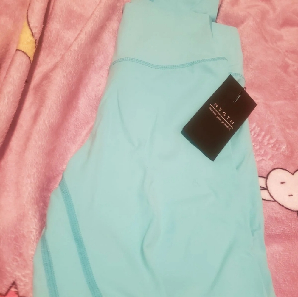NVGTN powder blue leggings
